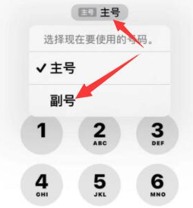 琼海苹果14维修店分享iPhone 14 Pro Max使用副卡打电话的方法 