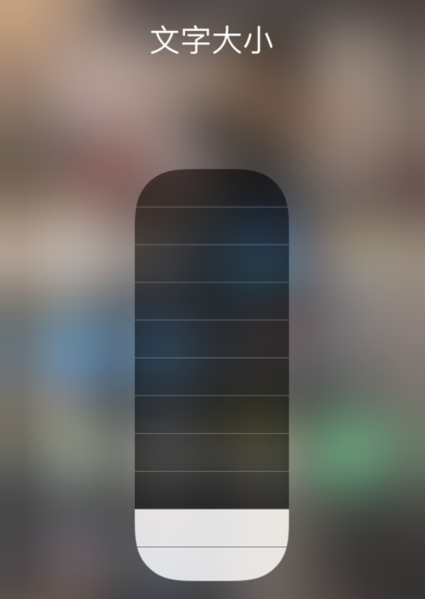 琼海苹果手机维修分享小技巧：在 iPhone 控制中心快速调节字体大小 