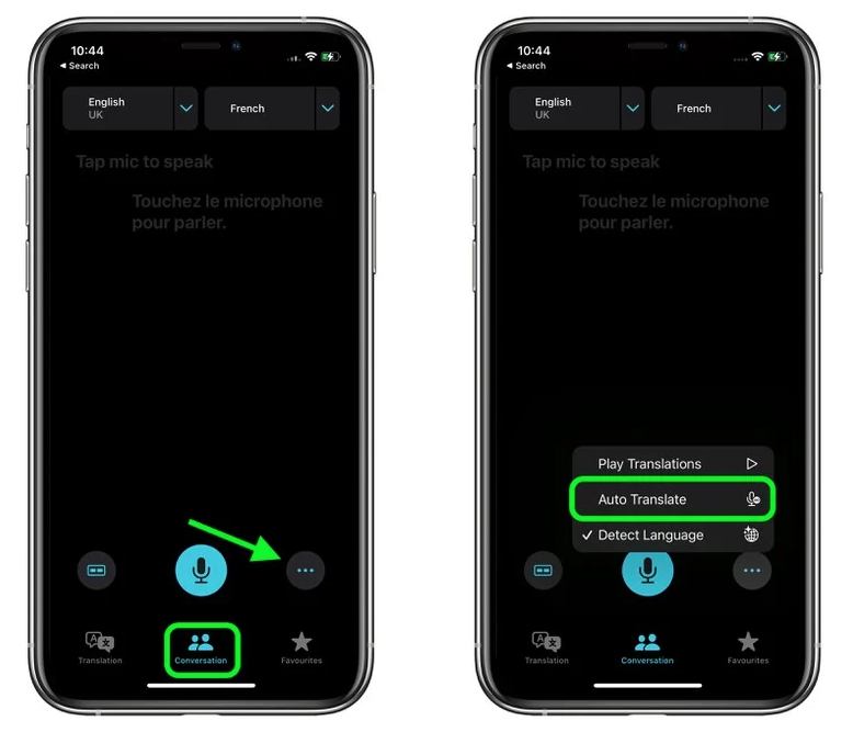 琼海苹果手机维修分享iOS 15 “翻译” App 新改进 