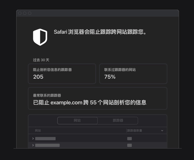 琼海苹果手机维修分享如何在 Safari 浏览器中查看和打开隐私报告 
